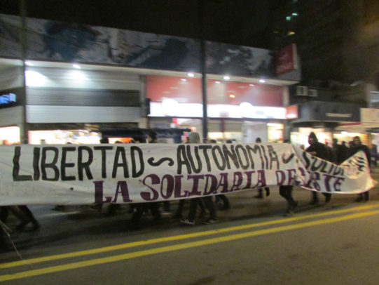 Liberdade - Autonomia - Solidariedade - La Solidaria resiste